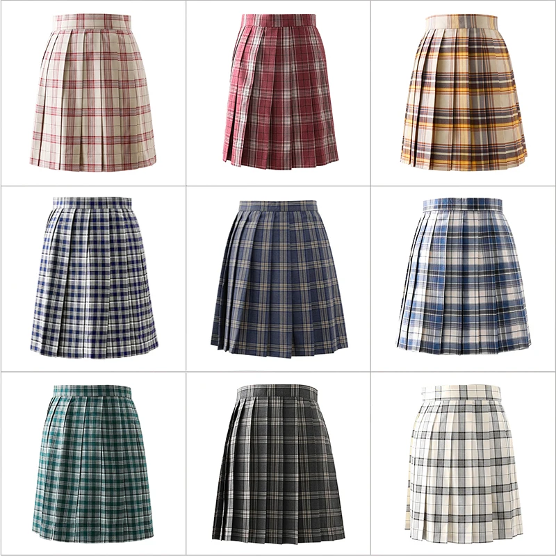 Japanese jk uniform pleated skirt college wind soft girl wild plaid skirt short plus size solid color short skirt school uniform
Japanese jk uniform pleated skirt college wind soft girl wild plaid skirt short plus size solid color short skirt school uniform