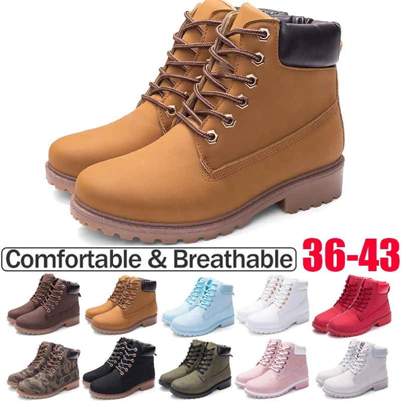 New Spring Winter Women Martin Boots High Top Solid Lace-up Non-Slip Waterproof Ladies Sneakers Plus Size 36-43 Ankle Boots
New Spring Winter Women Martin Boots High Top Solid Lace-up Non-Slip Waterproof Ladies Sneakers Plus Size 36-43 Ankle Boots
