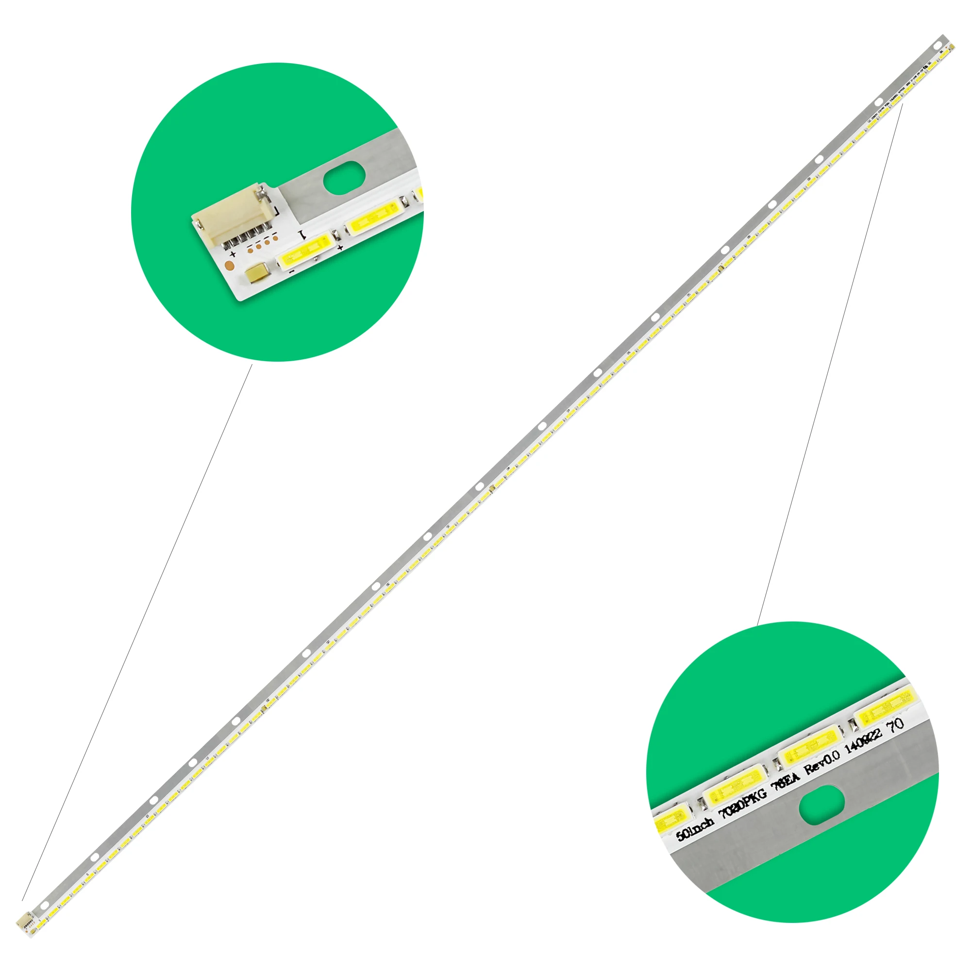 LED Backlight strip For VESTEL 50inch 7020PKG 72EA 76EA REV1.0 50A01USB 50FLHKR242BHCN 50A01USB LC-50LE761K VES500UNVL 50PF8175
LED Backlight strip For VESTEL 50inch 7020PKG 72EA 76EA REV1.0 50A01USB 50FLHKR242BHCN 50A01USB LC-50LE761K VES500UNVL 50PF8175