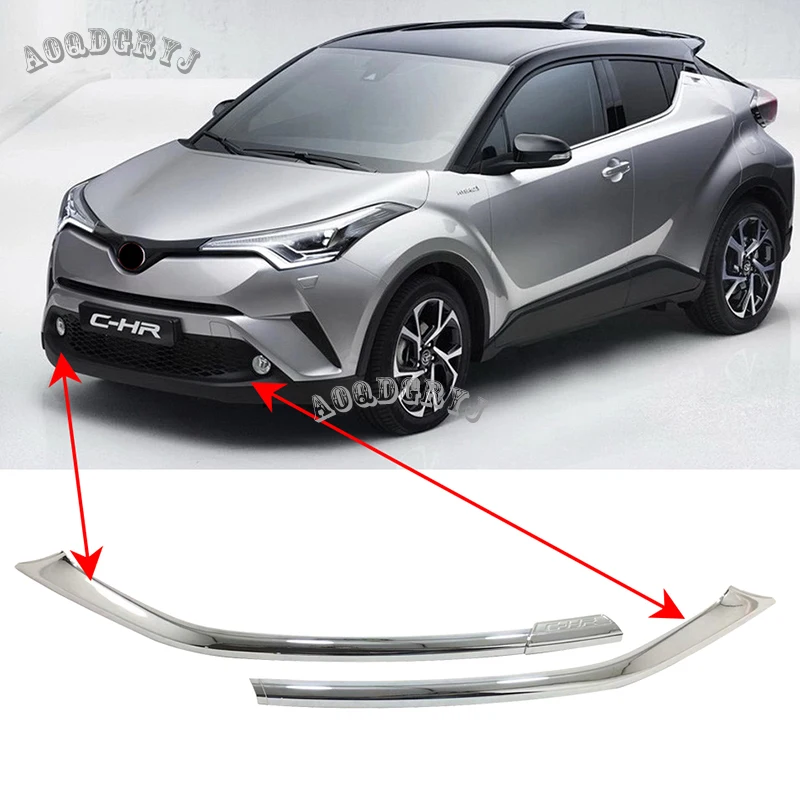 Fit for Toyota CHR C-HR 2016-2018 ABS Chrome Front Bumper Bottom Lip Cover Trim Car Styling Accessories 2pcs
Fit for Toyota CHR C-HR 2016-2018 ABS Chrome Front Bumper Bottom Lip Cover Trim Car Styling Accessories 2pcs