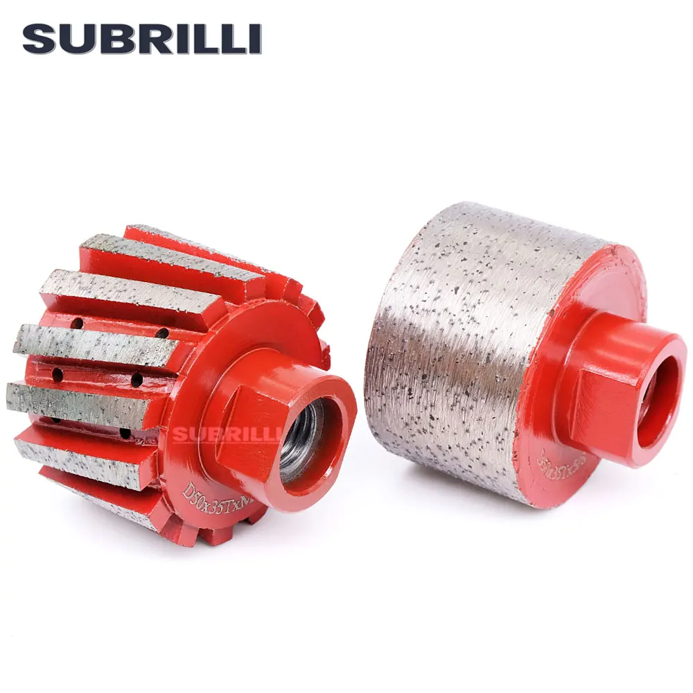 SUBRILLI 2-дюймовый алмазный шлифовальный круг с нулевым допуском, барабанный круг, металлический сегмент связи, непрерывный для камня, бетонной плиты, отверстие для раковины
SUBRILLI 2-дюймовый алмазный шлифовальный круг с нулевым допуском, барабанный круг, металлический сегмент связи, непрерывный для камня, бетонной плиты, отверстие для раковины