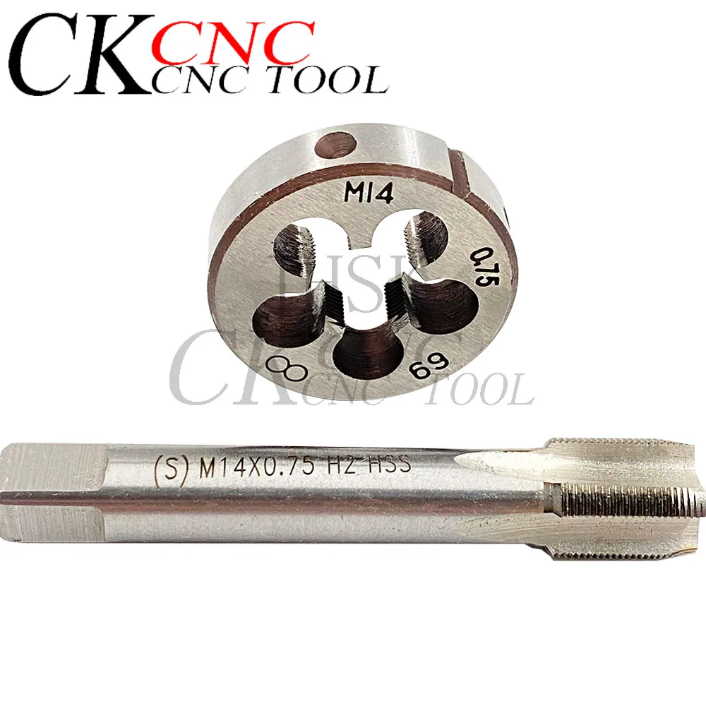 HSS Machine M14 X 0.75mm thread Tap and 1pc M14 X 0.75mm Die Threading set Metric HSS Right Tools M14*0.75
HSS Machine M14 X 0.75mm thread Tap and 1pc M14 X 0.75mm Die Threading set Metric HSS Right Tools M14*0.75