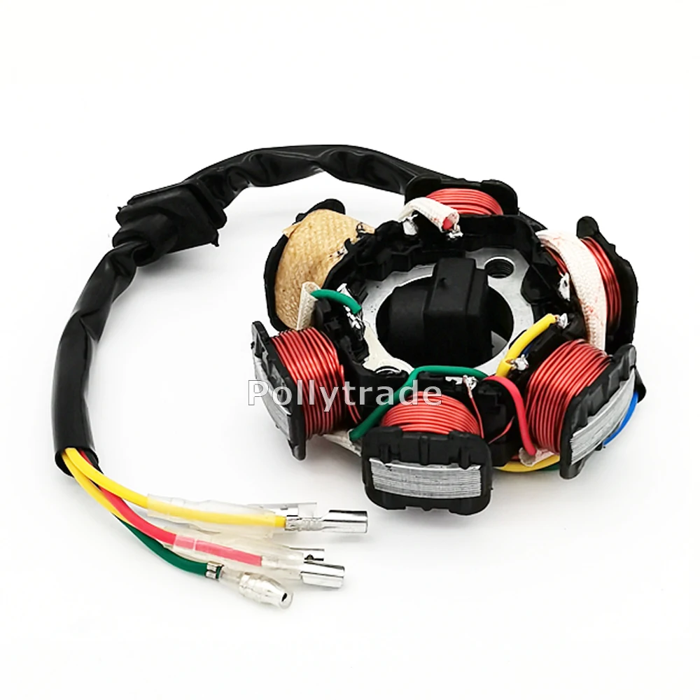Статор Магнето 6 полюсов катушки для GY6 50cc 110cc 125cc 150cc Скутер ATV GO KART LANCE ZNEN JONWAY крутой Спорт TAOTAO ROKETA Новый
Статор Магнето 6 полюсов катушки для GY6 50cc 110cc 125cc 150cc Скутер ATV GO KART LANCE ZNEN JONWAY крутой Спорт TAOTAO ROKETA Новый