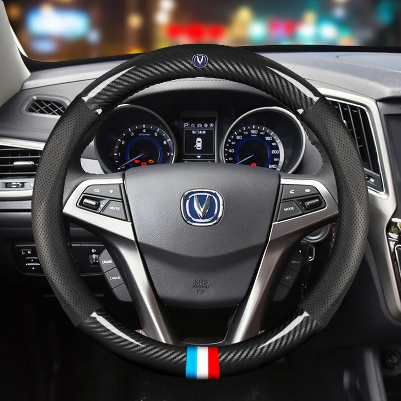 Car Accessories for changan CS75 PLUS CS85 CS95 CS35 alsvin CS15 CS55 CX70 Eado Car Carbon Fiber Steering Wheel Cover Anti Slip
Car Accessories for changan CS75 PLUS CS85 CS95 CS35 alsvin CS15 CS55 CX70 Eado Car Carbon Fiber Steering Wheel Cover Anti Slip