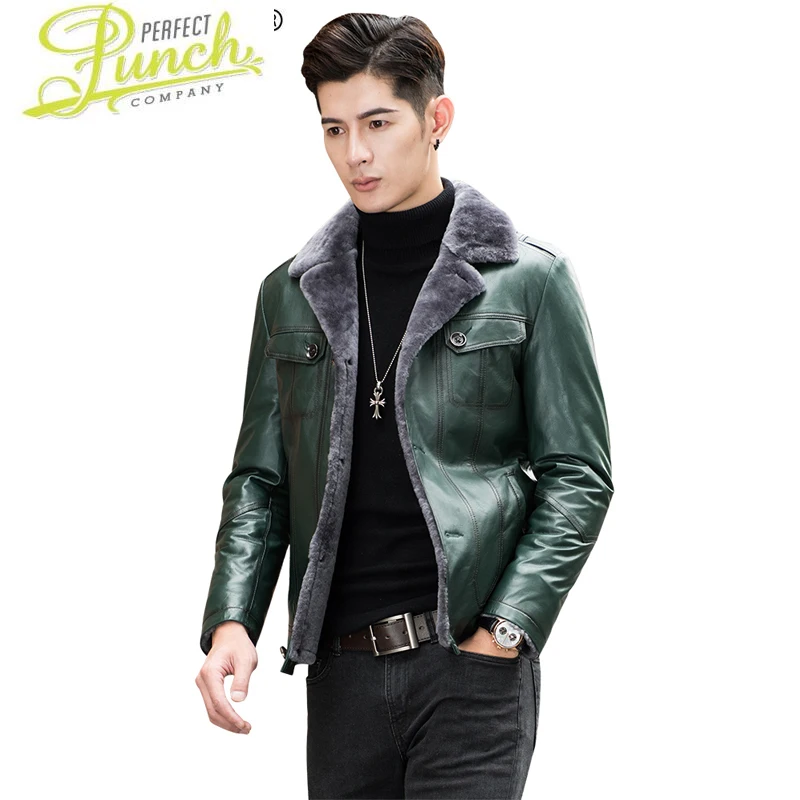 Leather Genuine Men Sheepskin Shearling Coat Real Wool Fur Coat Men Short Autumn Winter Jacket WXL1607 KJ1616
Leather Genuine Men Sheepskin Shearling Coat Real Wool Fur Coat Men Short Autumn Winter Jacket WXL1607 KJ1616
