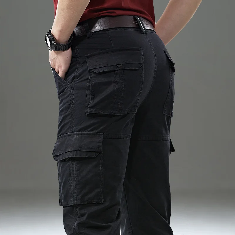 Men's Spring Cotton Multi-pocket Overalls Denim Pants Male Autumn Overalls Army Baggy Cargo Pants Military Casual Long Trousers
Men's Spring Cotton Multi-pocket Overalls Denim Pants Male Autumn Overalls Army Baggy Cargo Pants Military Casual Long Trousers