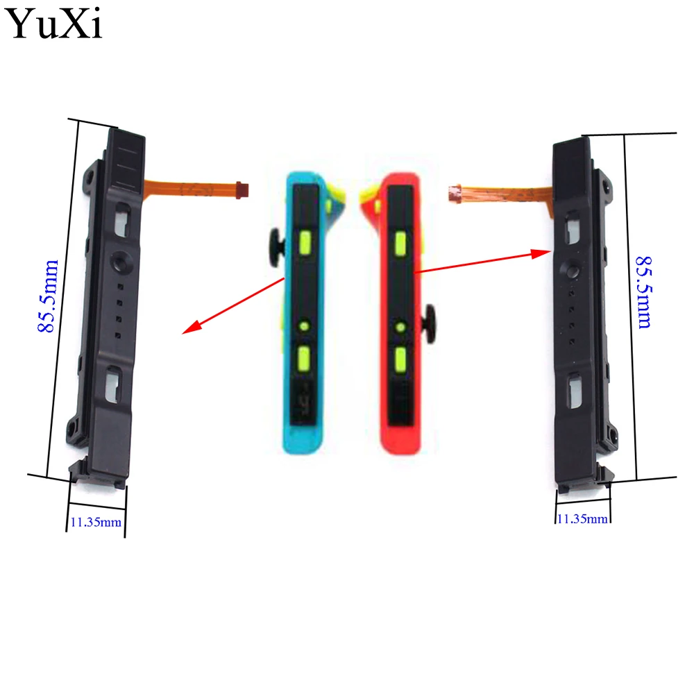 YuXi L R LR слайдеры с левой и правой стороны для замены железной дороги для консольного переключателя для контроллера NS Joy-con
YuXi L R LR слайдеры с левой и правой стороны для замены железной дороги для консольного переключателя для контроллера NS Joy-con