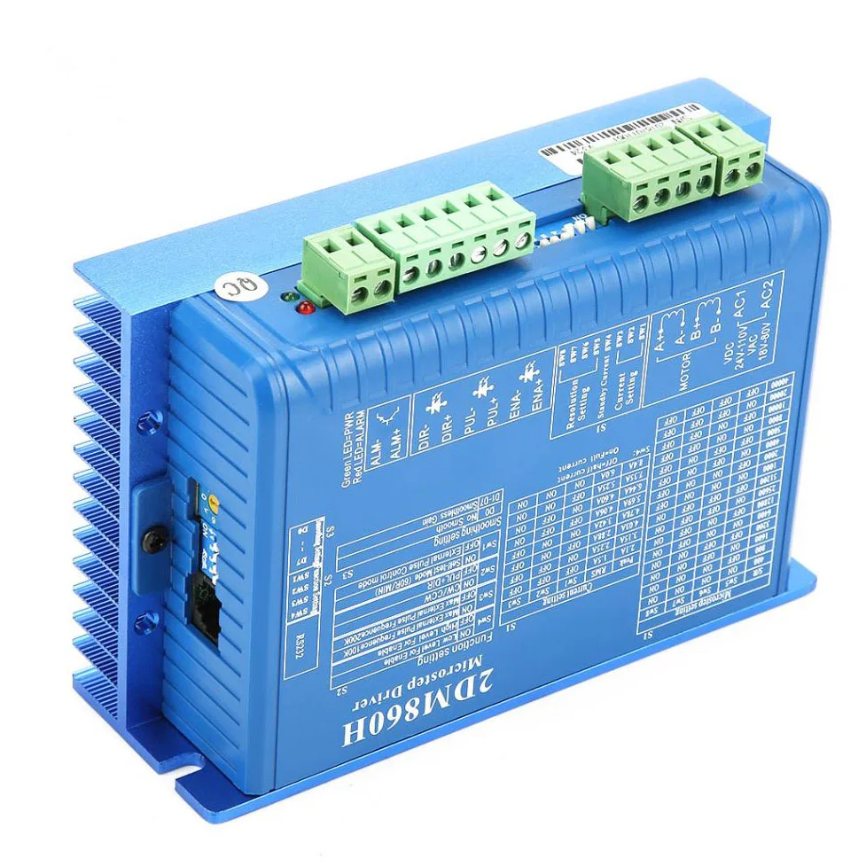 2-фазный цифровой шаговый двигатель 2DM860H 2.1A-8.4A 24-80V AC & DC Универсальный для серии NEMA 34 шаговый двигатель
2-фазный цифровой шаговый двигатель 2DM860H 2.1A-8.4A 24-80V AC & DC Универсальный для серии NEMA 34 шаговый двигатель