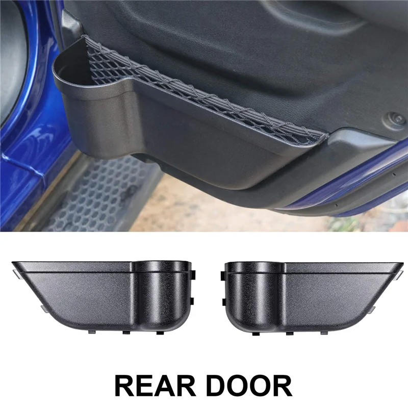Interior Rear Door Side Storage Box Cargo Holder Organizer Tray For Jeep Wrangler JL JLU Gladiator JT Rubicon Sports 2018-2023
Interior Rear Door Side Storage Box Cargo Holder Organizer Tray For Jeep Wrangler JL JLU Gladiator JT Rubicon Sports 2018-2023