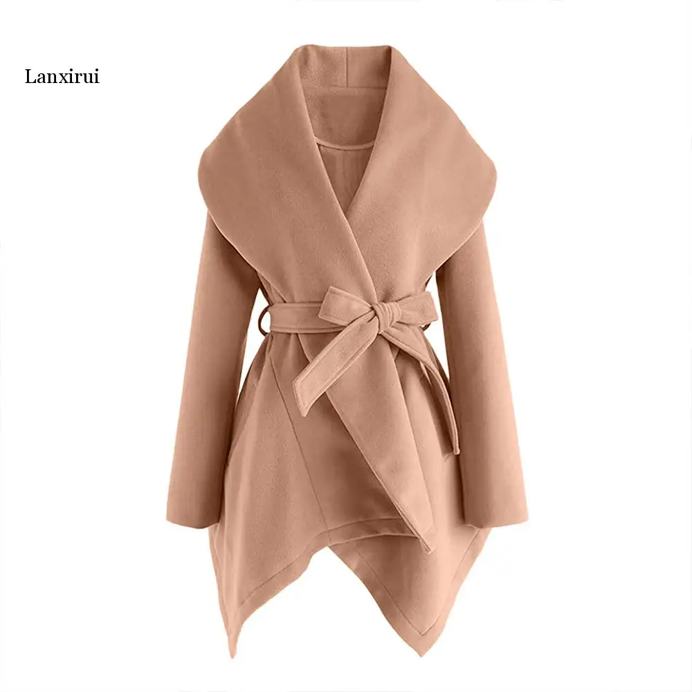 Women Coats Notched Collar Solid Color Outerwear Casual Crop Cardigan Boyfriend Style Clothes Autumn
Women Coats Notched Collar Solid Color Outerwear Casual Crop Cardigan Boyfriend Style Clothes Autumn