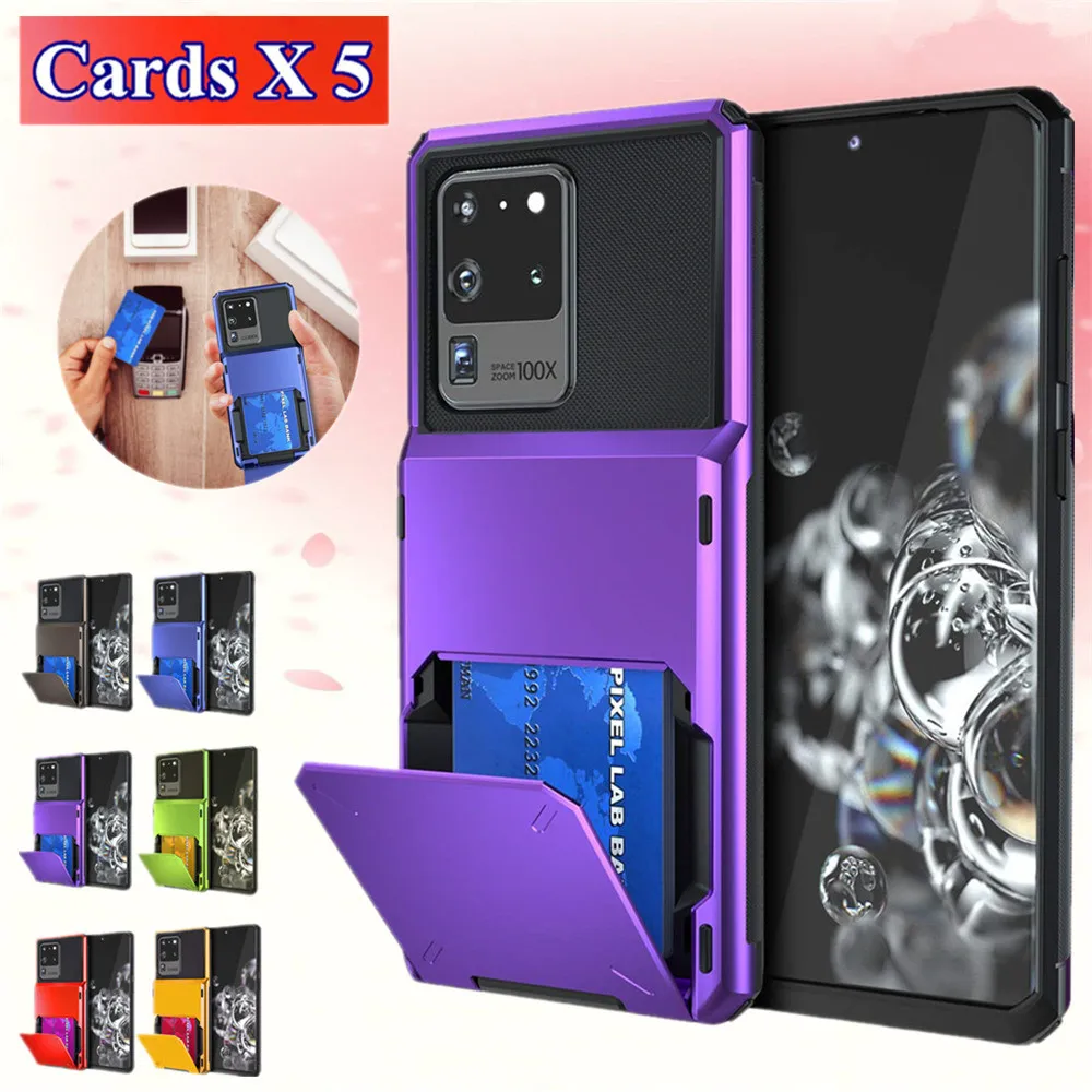 For Samsung Galaxy S20 Ultra S10E S9 S8 Plus Wallet 5-Card Pocket Card Slot Cover For Samsung Note 8 9 10 Plus 5G A7 A8 A9 2018
For Samsung Galaxy S20 Ultra S10E S9 S8 Plus Wallet 5-Card Pocket Card Slot Cover For Samsung Note 8 9 10 Plus 5G A7 A8 A9 2018