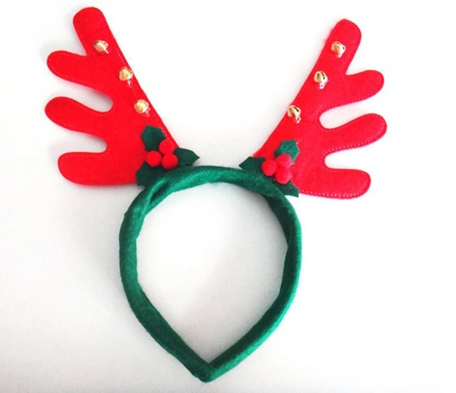 20pcs Cute Red Non Woven Fabric Headbands Headwear Party Bells Reindeer Antler Ears Children Adults Christmas
20pcs Cute Red Non Woven Fabric Headbands Headwear Party Bells Reindeer Antler Ears Children Adults Christmas