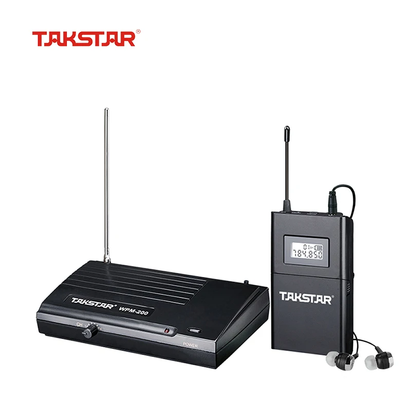 Беспроводная система контроля Takstar WPM-200 UHF, приемник с ЖК-дисплеем, 6 выбираемых каналов, передача на 50 м с внутриканальной гарнитурой
Беспроводная система контроля Takstar WPM-200 UHF, приемник с ЖК-дисплеем, 6 выбираемых каналов, передача на 50 м с внутриканальной гарнитурой