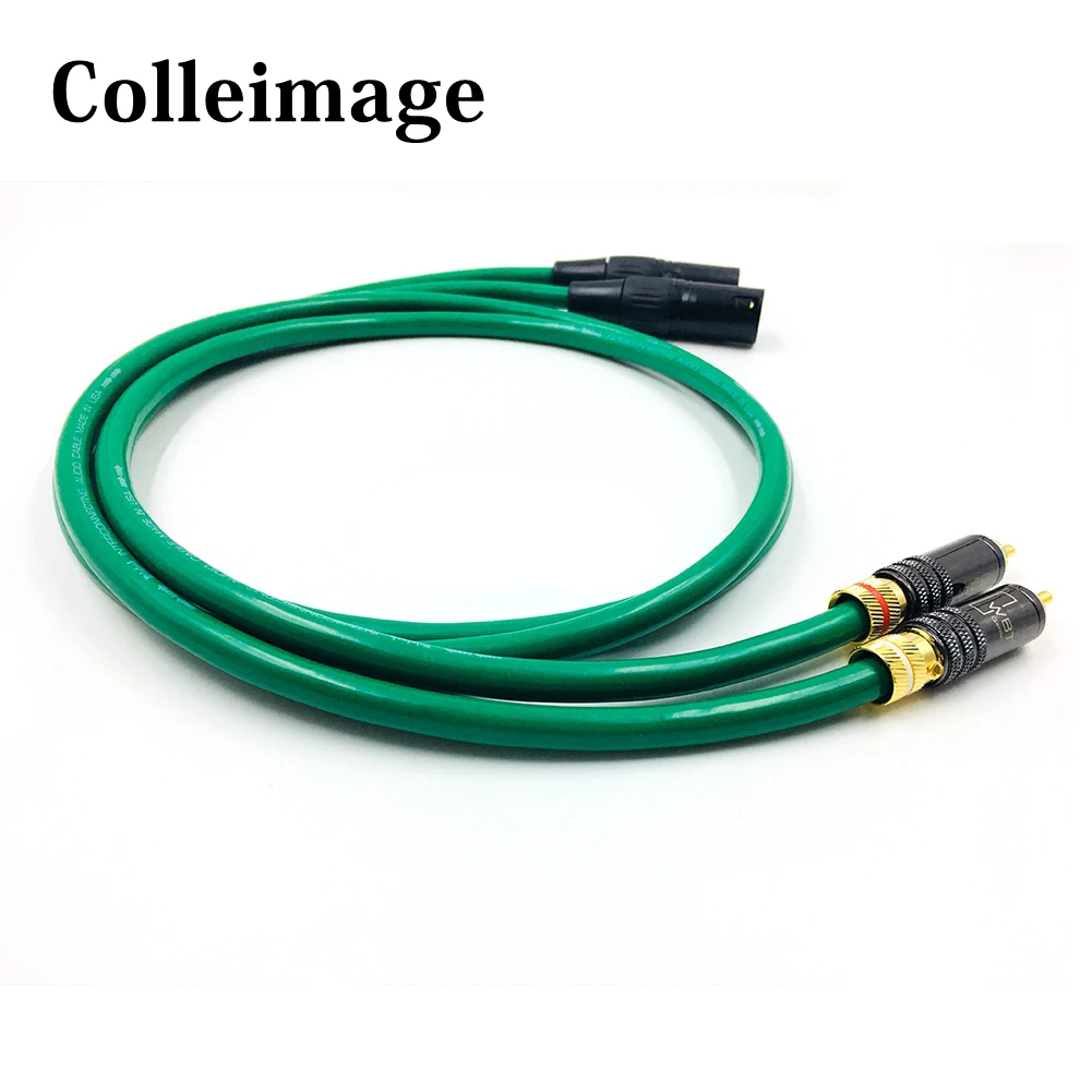 Colleimage HIFI Audio cable 2 XLR Male to 2 RCA Male Quality Cables HIFI Audio Amplifier CD DVD player RCA interconnect
Colleimage HIFI Audio cable 2 XLR Male to 2 RCA Male Quality Cables HIFI Audio Amplifier CD DVD player RCA interconnect