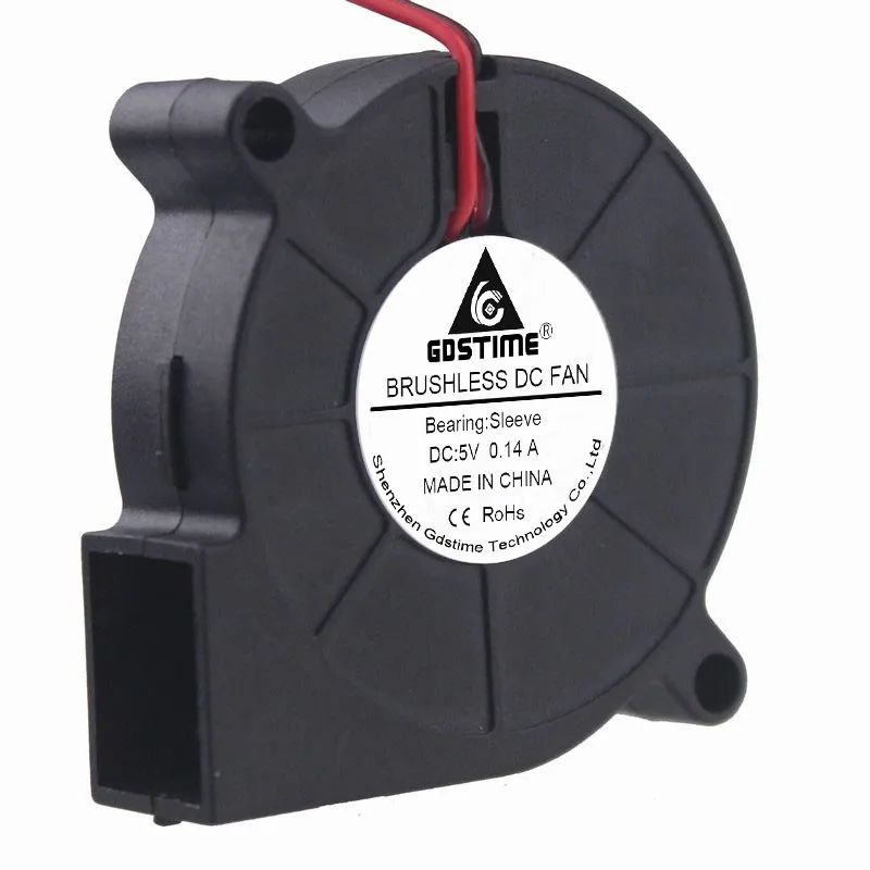 20 pcs lot 5015S Brushless DC Cooling Blower Fan Exhaust Fans DC 5V 2Pin2.0 50mm x 15mm 5cm
20 pcs lot 5015S Brushless DC Cooling Blower Fan Exhaust Fans DC 5V 2Pin2.0 50mm x 15mm 5cm