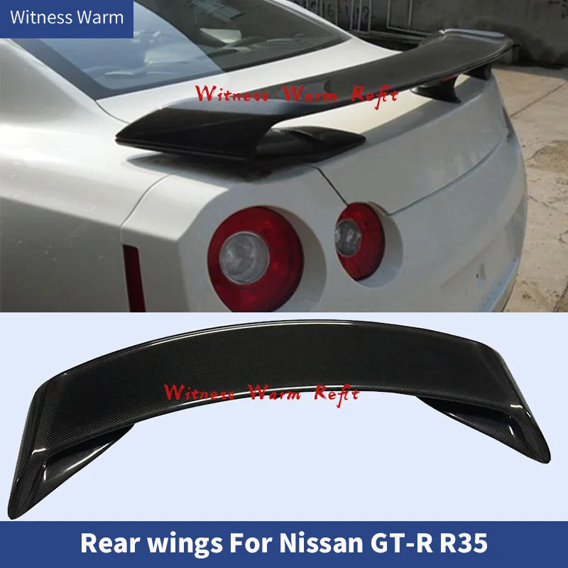 for Nissan R35 GTR Carbon Fiber Rear Spoiler Rear Wing for GTR R35 Body Kit Tuning 09-15
for Nissan R35 GTR Carbon Fiber Rear Spoiler Rear Wing for GTR R35 Body Kit Tuning 09-15