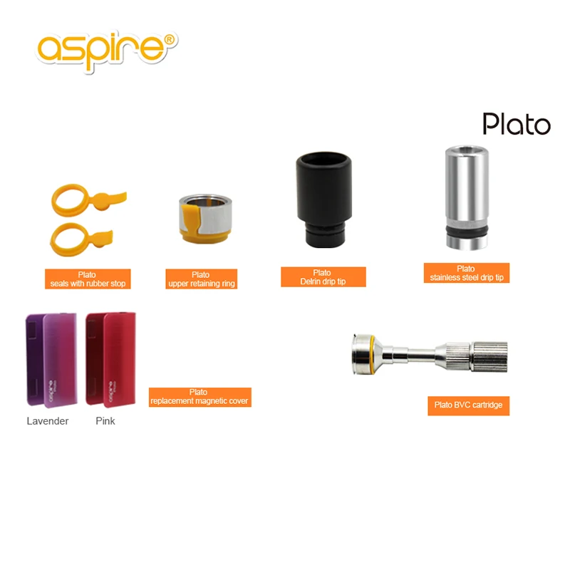 Vape Electronic CigarettesAspire Aspire Plato accessories Replacement Parts for Aspire Plato E-cigarette Ecig
Vape Electronic CigarettesAspire Aspire Plato accessories Replacement Parts for Aspire Plato E-cigarette Ecig