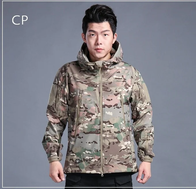 shipping,New shark Free skin jacket warm camouflage fleece thickening tactics of men's outdoorwear Hooded Jacket
shipping,New shark Free skin jacket warm camouflage fleece thickening tactics of men's outdoorwear Hooded Jacket
