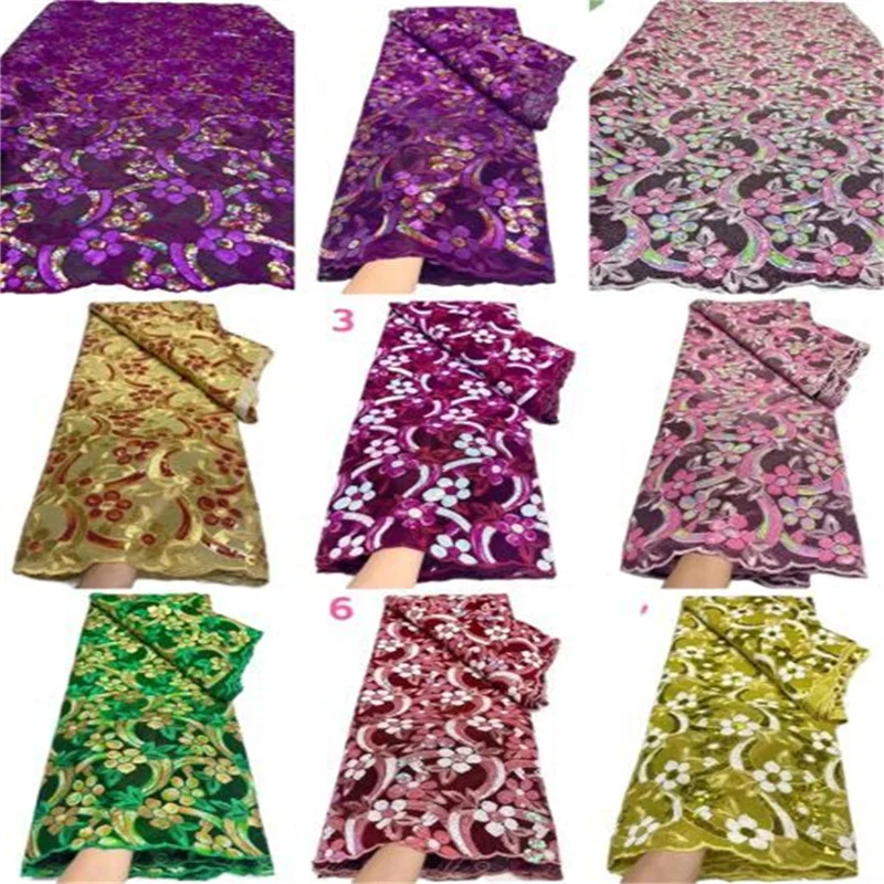 High Quality African Sequins velvet Lace Fabric French Net Embroidery Tulle Lace Fabric red For Nigerian Wedding Party Dress
High Quality African Sequins velvet Lace Fabric French Net Embroidery Tulle Lace Fabric red For Nigerian Wedding Party Dress