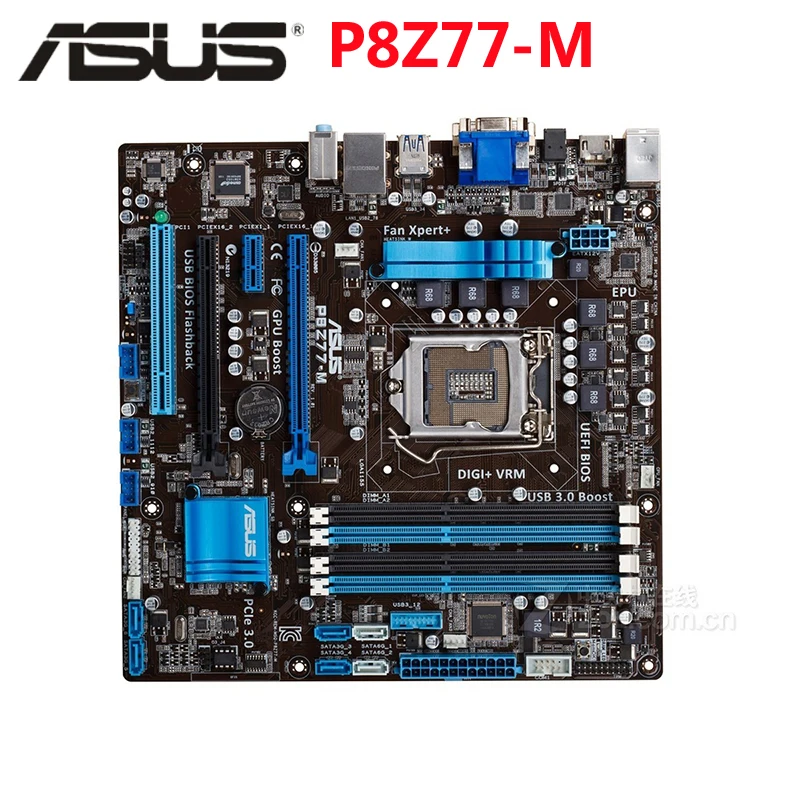 Original ASUS P8Z77-M 1600Mhz DDR3 P8Z77 M LGA 1155 Motherboard MicroATX 32GB PCI-E X16 Desktop Computer PC Mainboard Plate Used
Original ASUS P8Z77-M 1600Mhz DDR3 P8Z77 M LGA 1155 Motherboard MicroATX 32GB PCI-E X16 Desktop Computer PC Mainboard Plate Used