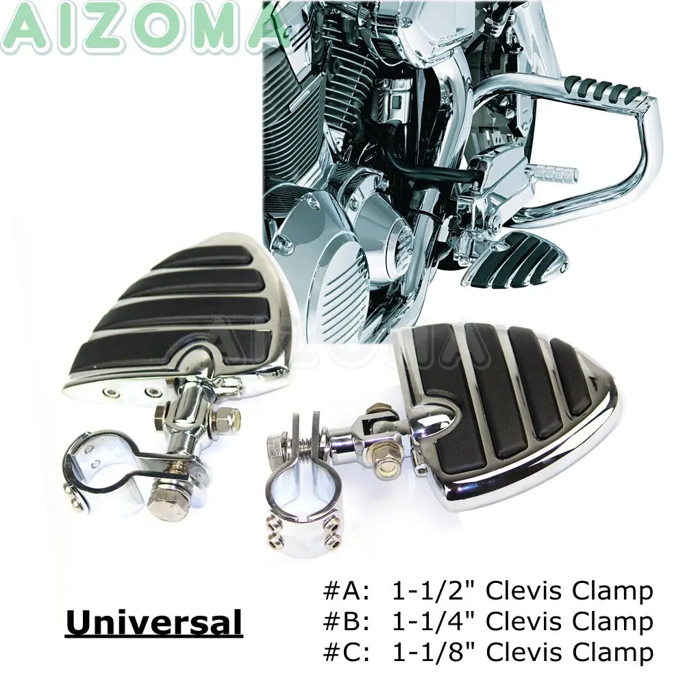 Universal Motorcycle Driver Rider Footpegs Wing Footrests w/ Mount Clamp For Harley Sportster Suzuki M109R M90 Honda Shadow 750
Universal Motorcycle Driver Rider Footpegs Wing Footrests w/ Mount Clamp For Harley Sportster Suzuki M109R M90 Honda Shadow 750