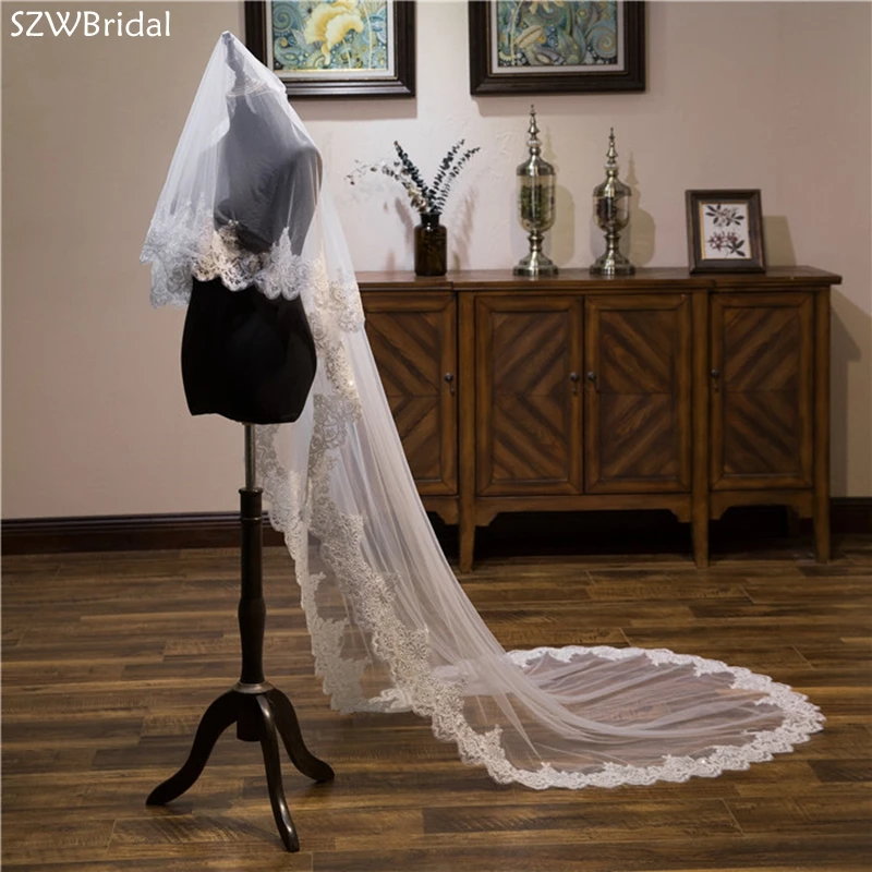 New Arrival Sequins Lace Wedding Veils Applique Bridal Veil Wedding Accesorios Bridal Headwear Novia Velos Welon With Comb
New Arrival Sequins Lace Wedding Veils Applique Bridal Veil Wedding Accesorios Bridal Headwear Novia Velos Welon With Comb