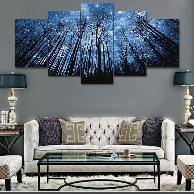 Dead tree under the shining stars 5 pcs Modern Home Wall Decor Canvas Picture Art HD Print Painting On Canvas for Living Room
Dead tree under the shining stars 5 pcs Modern Home Wall Decor Canvas Picture Art HD Print Painting On Canvas for Living Room