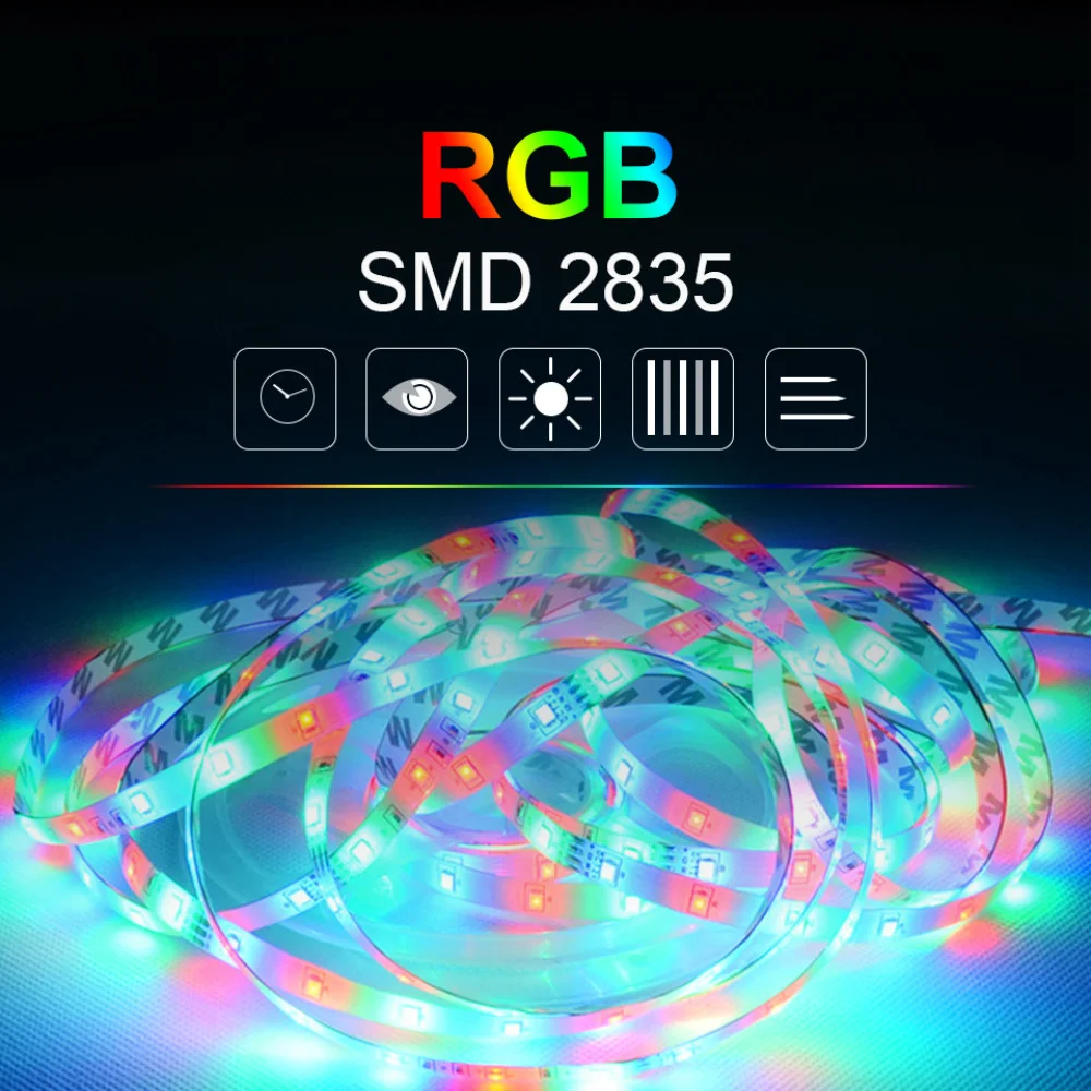LED Strip Light Flexible LED Light Tape RGB Ribbon TV LED Backlight DC12V rgb Strip Lamp Colorful Decoration Lamp 5m 10m 15m 20m
LED Strip Light Flexible LED Light Tape RGB Ribbon TV LED Backlight DC12V rgb Strip Lamp Colorful Decoration Lamp 5m 10m 15m 20m