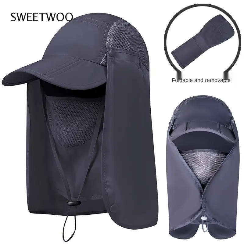 Quick-dry Sun Protection UV Fisherman Hat Foldable Windproof Sun Visor Hat for Fishing Camping Hiking
Quick-dry Sun Protection UV Fisherman Hat Foldable Windproof Sun Visor Hat for Fishing Camping Hiking