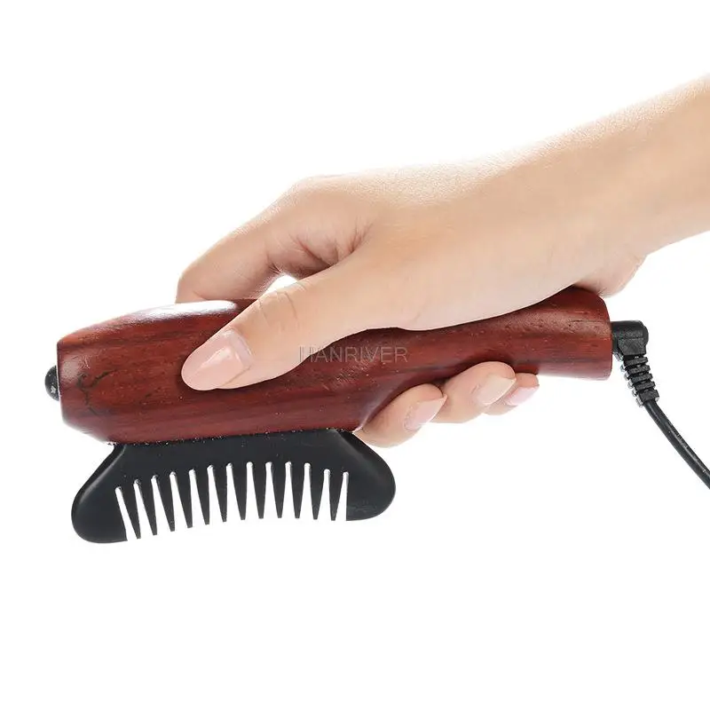 Span stone stone needle therapy comb comb massage head meridian dredging electric heat curing equipment
Span stone stone needle therapy comb comb massage head meridian dredging electric heat curing equipment
