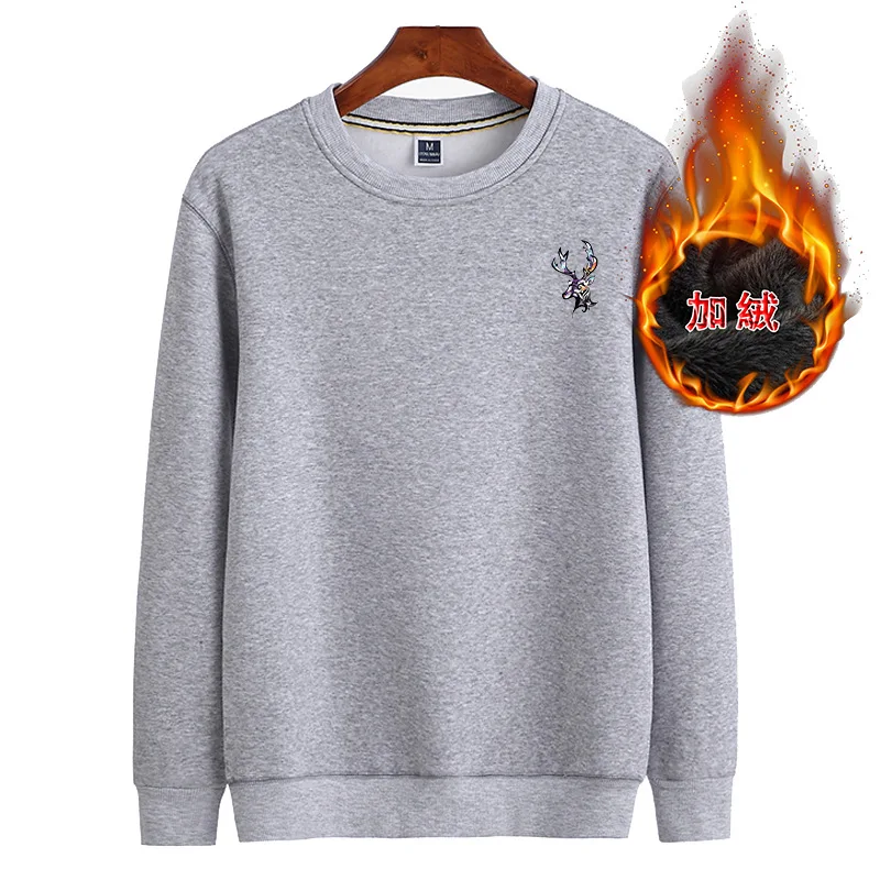 Fall Men's Plush Sweater Casual Pullover Personalized Printed Student Sports Top
Fall Men's Plush Sweater Casual Pullover Personalized Printed Student Sports Top