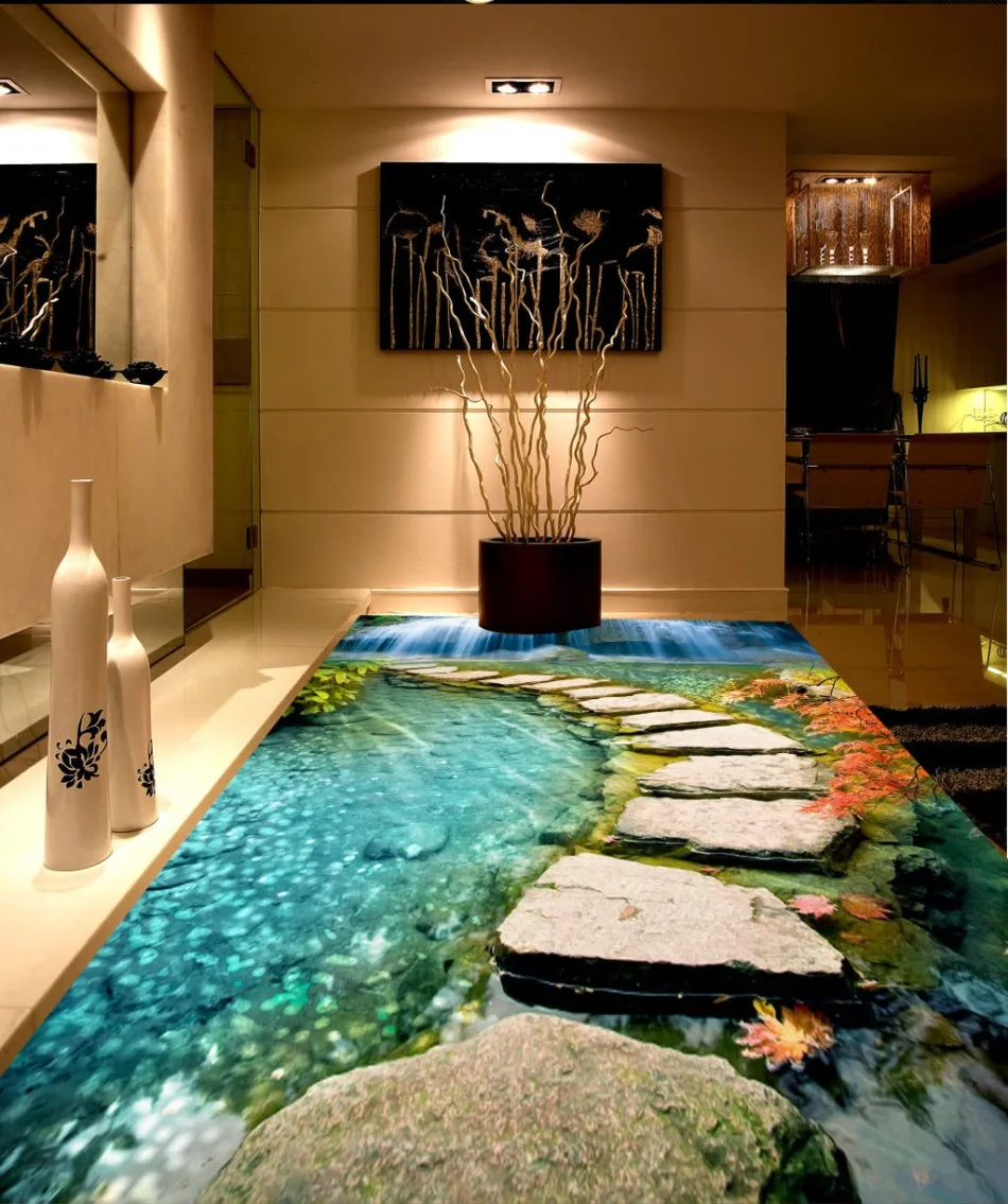 3D stone painting 3D floor 3D PVC Floor Sticker Printing Waterproof Wallpaper Mural Decorations
3D stone painting 3D floor 3D PVC Floor Sticker Printing Waterproof Wallpaper Mural Decorations