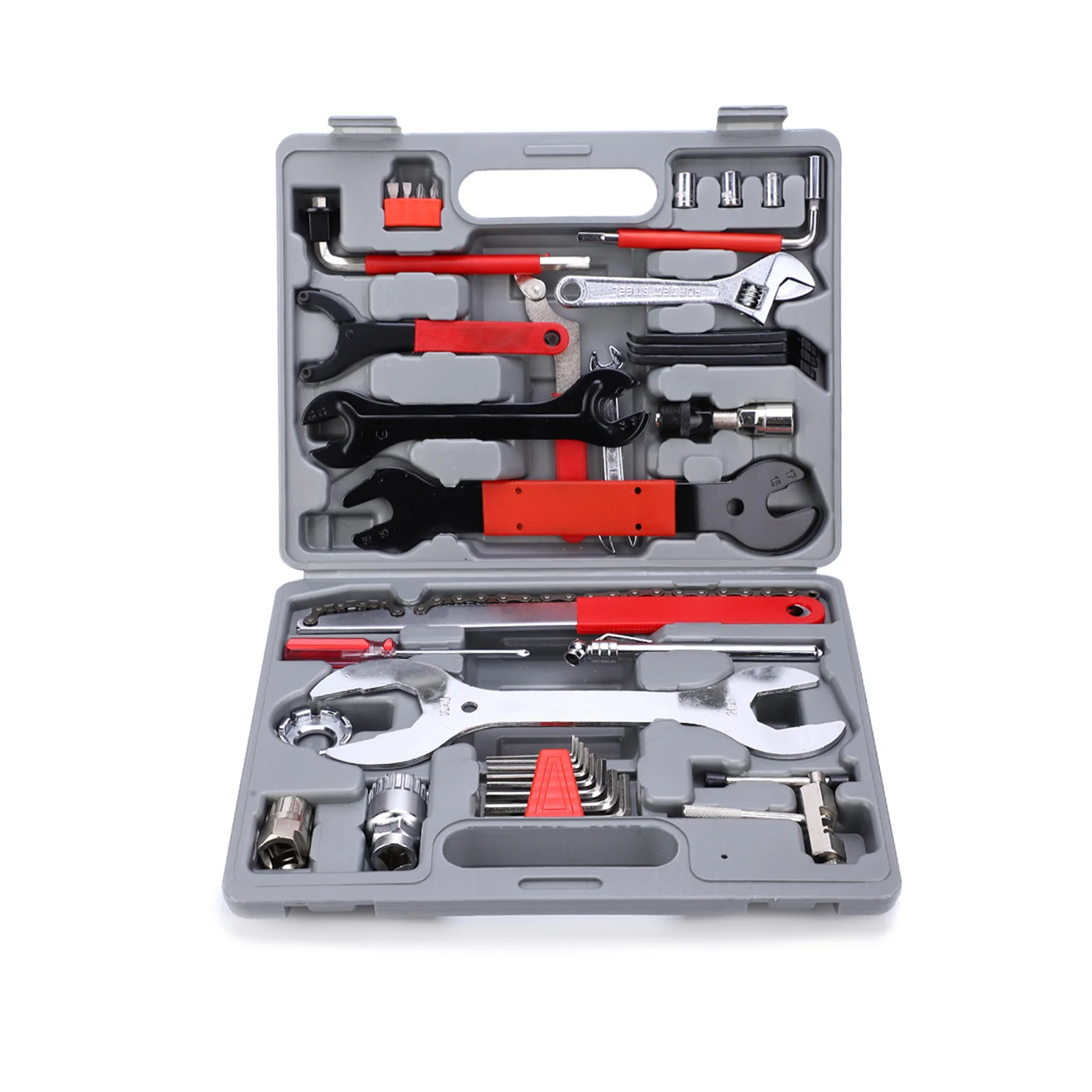 44PCS Bike Tool Kit Bicycle Maintenance Repair Set Hand Wrench With Box Case CN Recommend
44PCS Bike Tool Kit Bicycle Maintenance Repair Set Hand Wrench With Box Case CN Recommend
