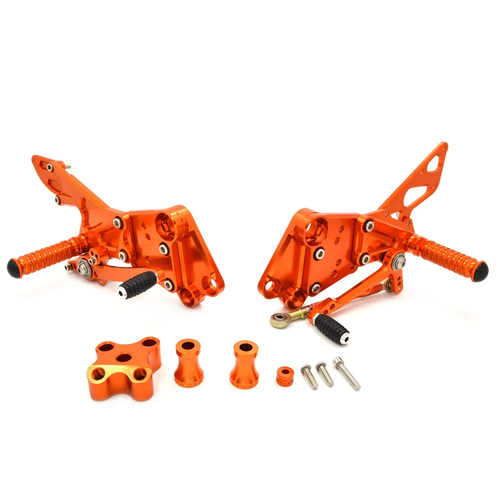 Rearsets For KTM 390 Duke 390Duke 2013-2017 Rearsets For DUKE 125 200 Adjustable Rear Footrests For Duke200 Duke125 Duke390
Rearsets For KTM 390 Duke 390Duke 2013-2017 Rearsets For DUKE 125 200 Adjustable Rear Footrests For Duke200 Duke125 Duke390