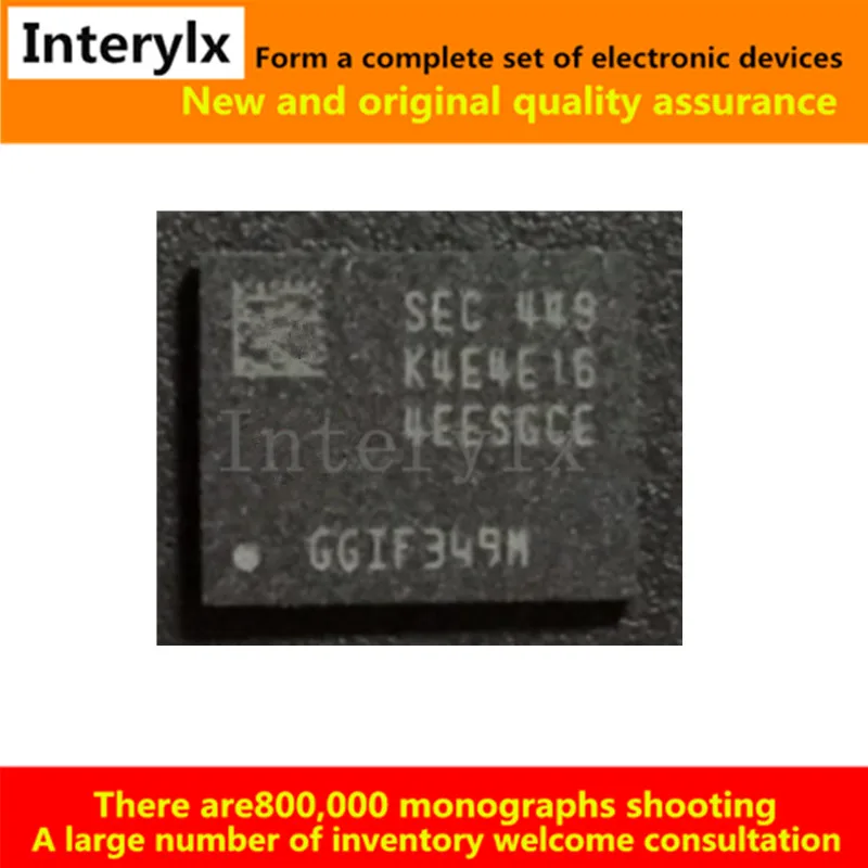 1Pcs K4E4E164EE-SGCE K4E8E164EB-SGCF K4E4E164EB-EGCE K4E8E304ED-AGCC FBGA Flash FALSH Chip
1Pcs K4E4E164EE-SGCE K4E8E164EB-SGCF K4E4E164EB-EGCE K4E8E304ED-AGCC FBGA Flash FALSH Chip