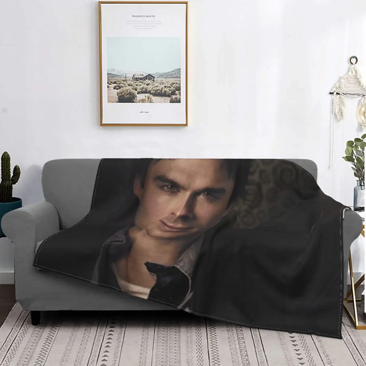 Damon Salvatore Blankets Fleece Decoration Ultra-Soft Throw Blankets for Bedding Bedroom Plush Thin Quilt
Damon Salvatore Blankets Fleece Decoration Ultra-Soft Throw Blankets for Bedding Bedroom Plush Thin Quilt