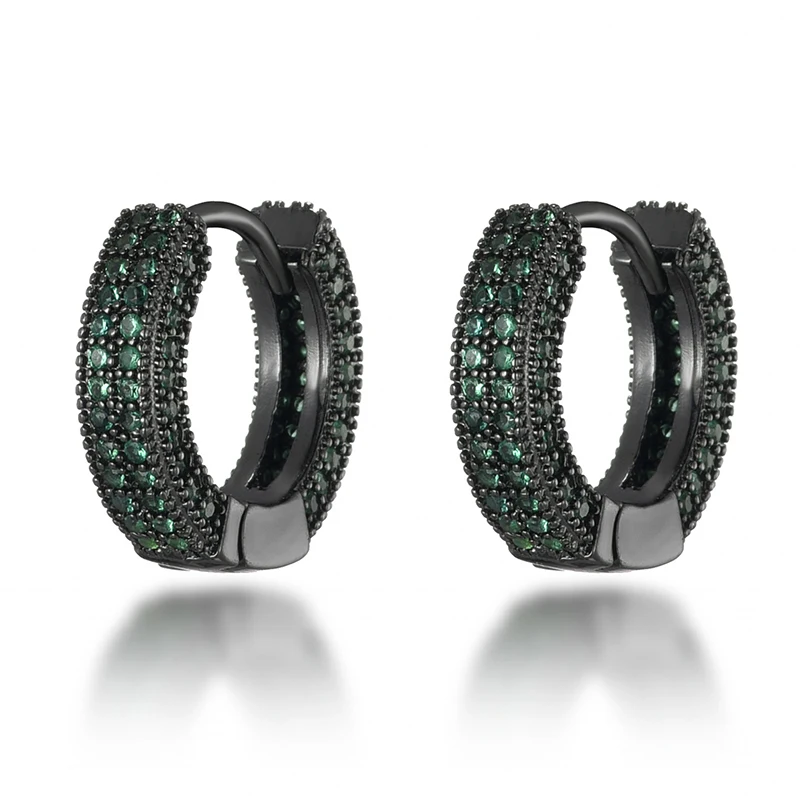Hip Hop 1Pair Bling Round Zircon Micro Paved Iced Out Rhinestone CZ Stone Stud Earring Copper Earrings For Men Jewelry
Hip Hop 1Pair Bling Round Zircon Micro Paved Iced Out Rhinestone CZ Stone Stud Earring Copper Earrings For Men Jewelry