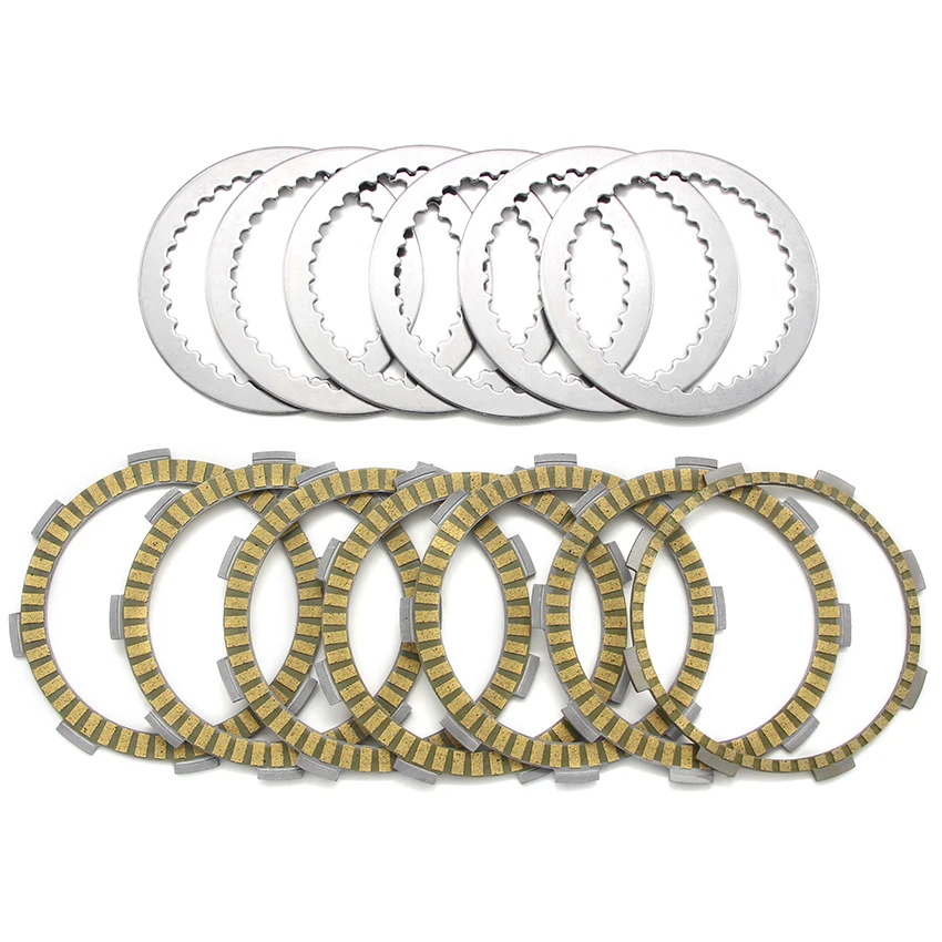 Motorcycle Friction Clutch Plates For Honda CB250 MC19 MC22 VT250 CBR250 VTZ250 Magna Hornets 250 22201-KY1-000 22201-KAZ-000
Motorcycle Friction Clutch Plates For Honda CB250 MC19 MC22 VT250 CBR250 VTZ250 Magna Hornets 250 22201-KY1-000 22201-KAZ-000