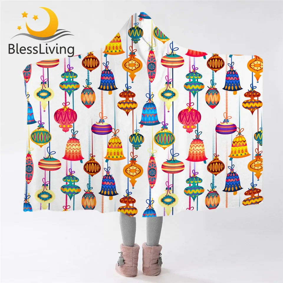 BlessLiving Wind Chimes Hooded Blanket for Adults Bells Microfiber Blanket Hoodie Colorful Wearable Blanket Festival Bedding
BlessLiving Wind Chimes Hooded Blanket for Adults Bells Microfiber Blanket Hoodie Colorful Wearable Blanket Festival Bedding
