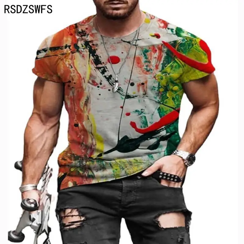 2021 Summer New European And American Trend Fashion Men's T-shirts Clothes 3D Street Fashion Oversize Short-Sleeved Shirts
2021 Summer New European And American Trend Fashion Men's T-shirts Clothes 3D Street Fashion Oversize Short-Sleeved Shirts