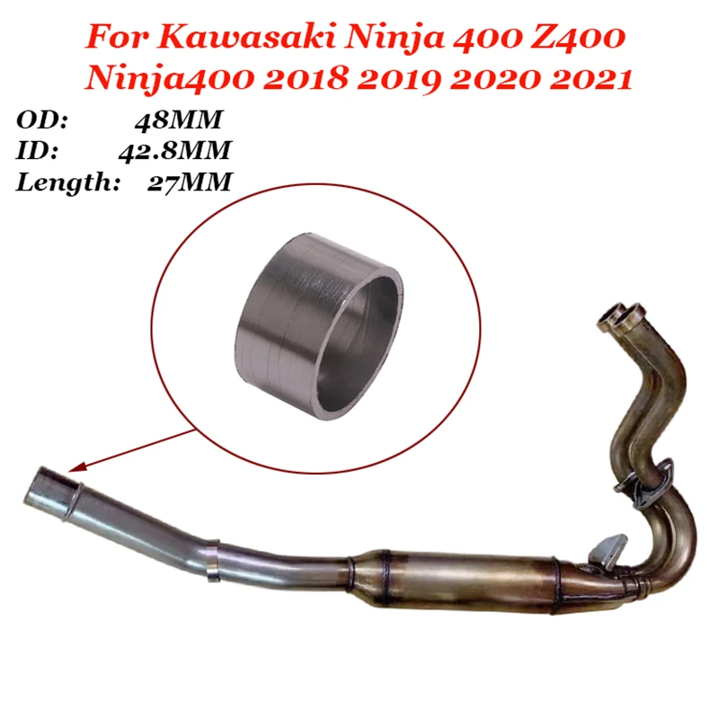 For Kawasaki Ninja 400 Z400 Ninja400 2018 2019 2020 2021 Motorcycle Exhaust Gasket Seal Black O-ring Graphite
For Kawasaki Ninja 400 Z400 Ninja400 2018 2019 2020 2021 Motorcycle Exhaust Gasket Seal Black O-ring Graphite