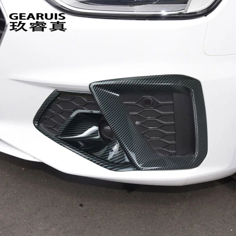 For Audi A4 B9 Car Styling Carbon fiber Front Bumper Fog Lamp Frame Fog light Decoration Cover Automobile Exterior Accessories
For Audi A4 B9 Car Styling Carbon fiber Front Bumper Fog Lamp Frame Fog light Decoration Cover Automobile Exterior Accessories