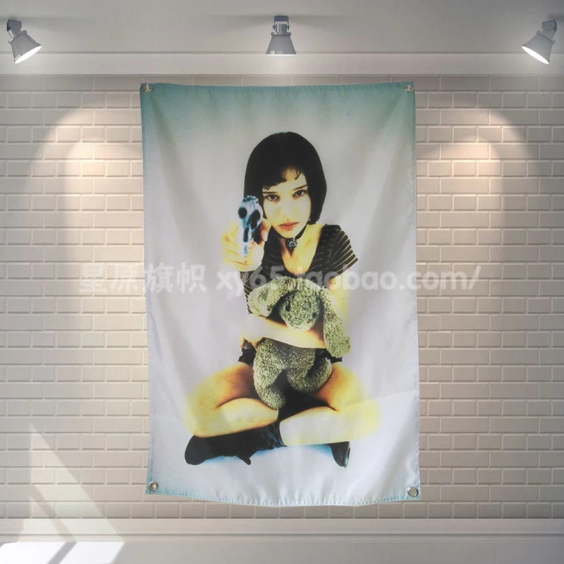"Leon - The Professional" Classic Movies Cloth Flag Banners & Accessories Bar Billiards Hall Studio Theme Wall Hanging Decor
"Leon - The Professional" Classic Movies Cloth Flag Banners & Accessories Bar Billiards Hall Studio Theme Wall Hanging Decor