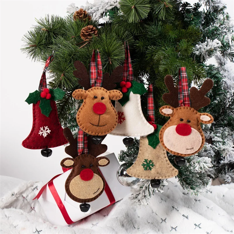 6pcs/lot Christmas Elk Bell Pendant Christmas Tree Decoration Pendant Cute Elk Bell Small Hanging Noel Natal 2022 Happy New Year
6pcs/lot Christmas Elk Bell Pendant Christmas Tree Decoration Pendant Cute Elk Bell Small Hanging Noel Natal 2022 Happy New Year