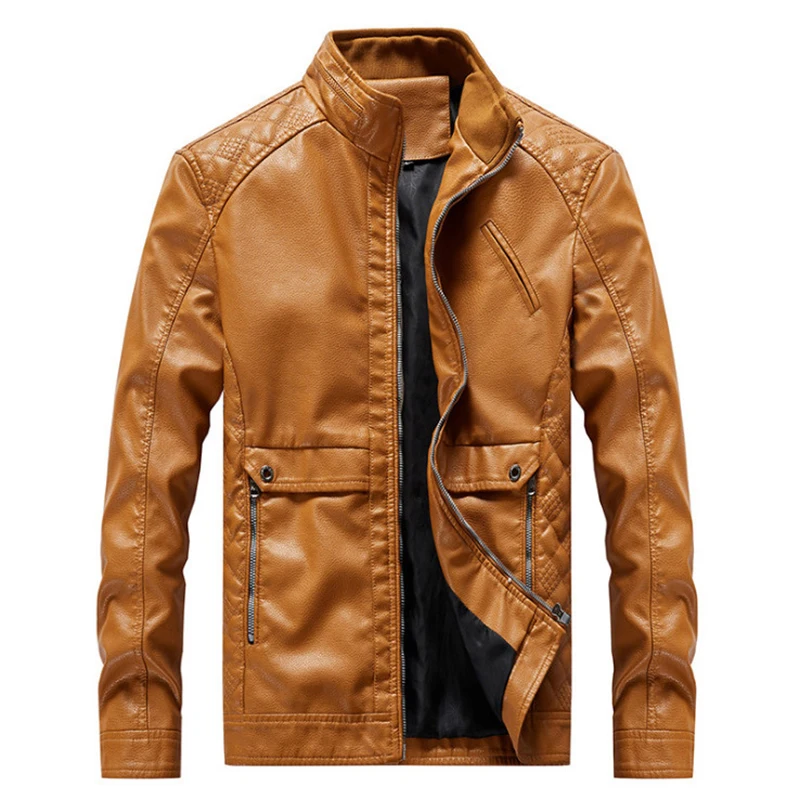 New Trend Motorcycle Leather Jackets Men Biker Outwear Black PU Jacket Male High quality Brand Clothing Casaco Masculino 6XL
New Trend Motorcycle Leather Jackets Men Biker Outwear Black PU Jacket Male High quality Brand Clothing Casaco Masculino 6XL