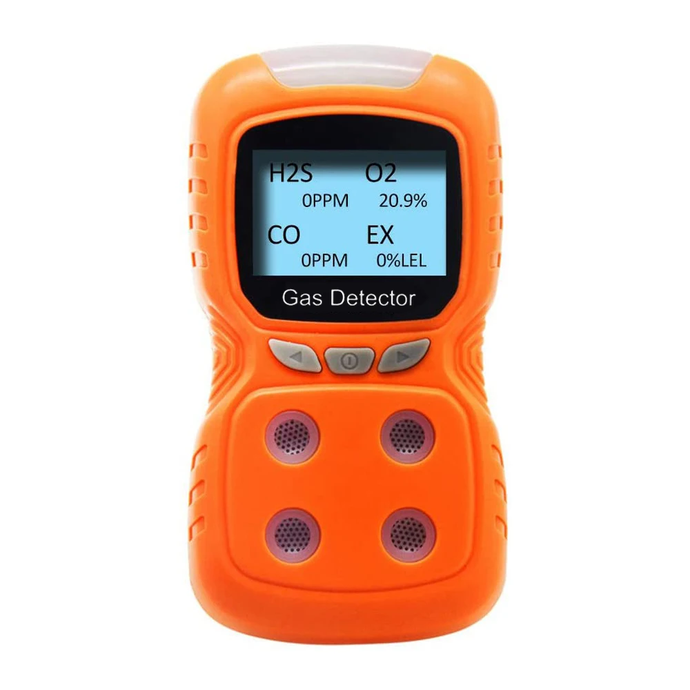 Gas Detector, Rechargeable Portable 4 in 1 Gas Clip 4-Gas Monitor Meter Tester Analyzer Sound Light Shock,2-Year Detector
Gas Detector, Rechargeable Portable 4 in 1 Gas Clip 4-Gas Monitor Meter Tester Analyzer Sound Light Shock,2-Year Detector