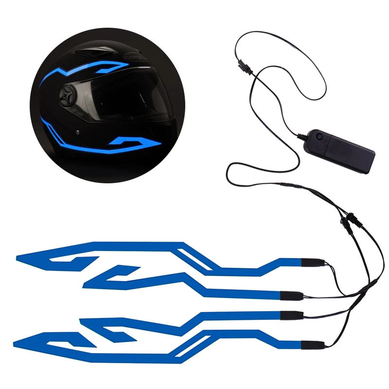 4pcs Motorcycle LED Night Riding Signal Helmet EL Cold Light 3 Mode Helmet led Lights Strip Kit Bar Accessories Light Decoration
4pcs Motorcycle LED Night Riding Signal Helmet EL Cold Light 3 Mode Helmet led Lights Strip Kit Bar Accessories Light Decoration