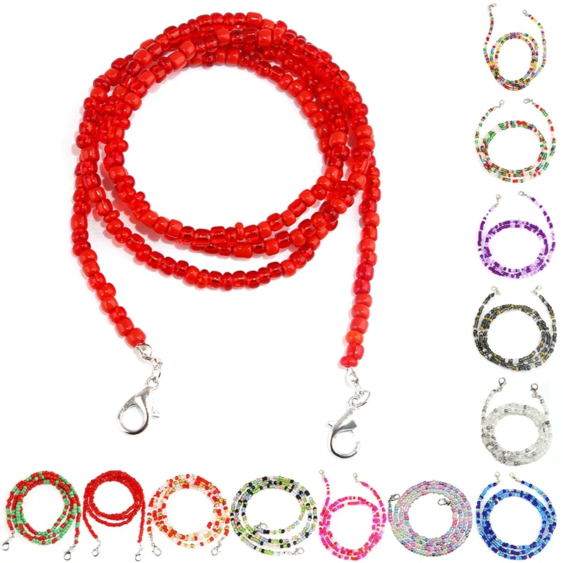 Beaded Eyeglass Chain Anti-skid Eyeglass Strap Holder Eyewear Retainer Chain Colorful Bead Eyeglass Chain Eye wear
Beaded Eyeglass Chain Anti-skid Eyeglass Strap Holder Eyewear Retainer Chain Colorful Bead Eyeglass Chain Eye wear