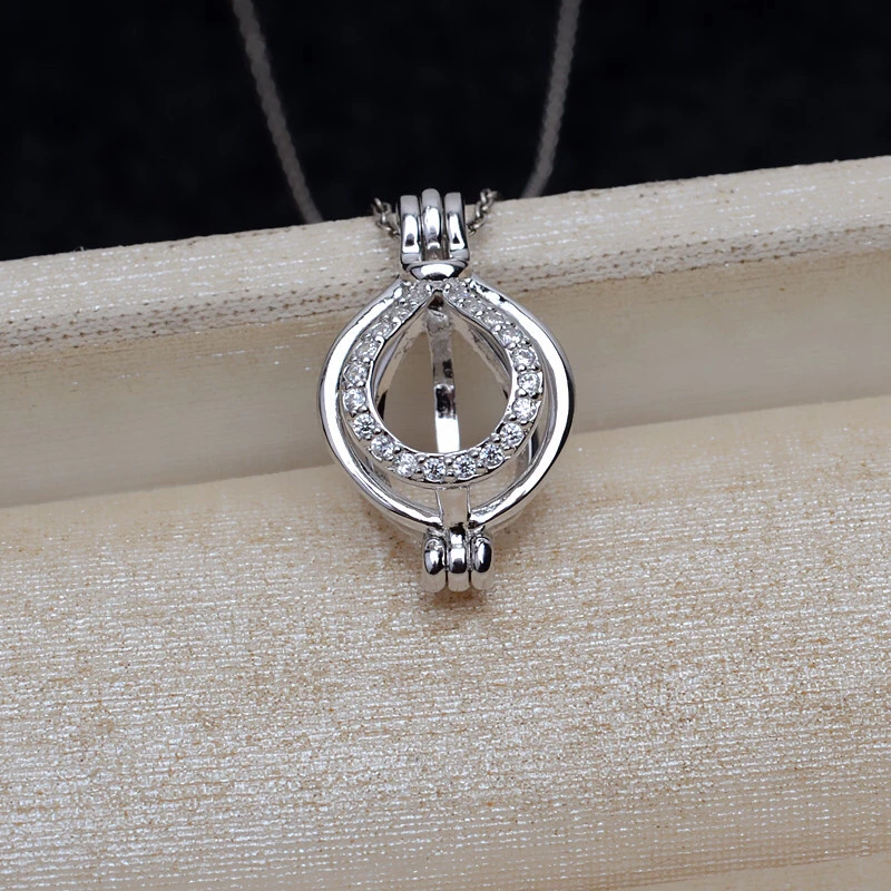 DIY Making 925 Sterling Silver Pendant CAGE Base Mountings Findings Settings Jewelry Fittings Women Accessories for Pearls
DIY Making 925 Sterling Silver Pendant CAGE Base Mountings Findings Settings Jewelry Fittings Women Accessories for Pearls