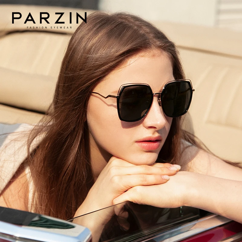 PARZIN Fashion Polarized Sunglasses Women Hollow Square Color Brand Designer Sun Glasses Metal Frame Gafas De Sol Mujer 91609
PARZIN Fashion Polarized Sunglasses Women Hollow Square Color Brand Designer Sun Glasses Metal Frame Gafas De Sol Mujer 91609